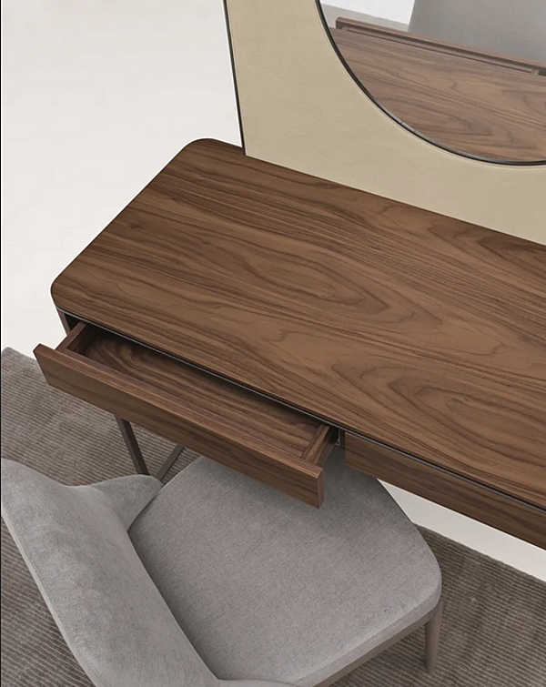 Table de maquillage en noyer ARTE BROTTO collection Principe MP 820 120 MP.820/120 usine Arte Brotto de l'Italie. Foto №2