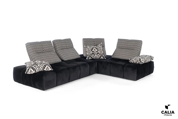 Canapé modulable en tissu avec dossier rembourré Calia Italia Sommier PREMIUM 1220 usine Calia Italia de l'Italie. Foto №10