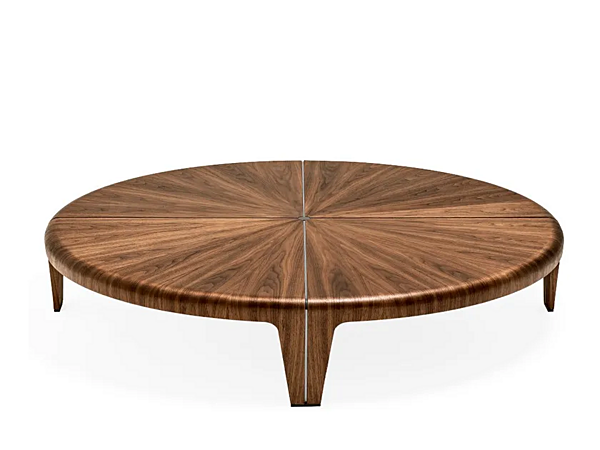 Table basse ronde en bois GIORGETTI ROUND 66550, 66551 usine GIORGETTI de l'Italie. Foto №1