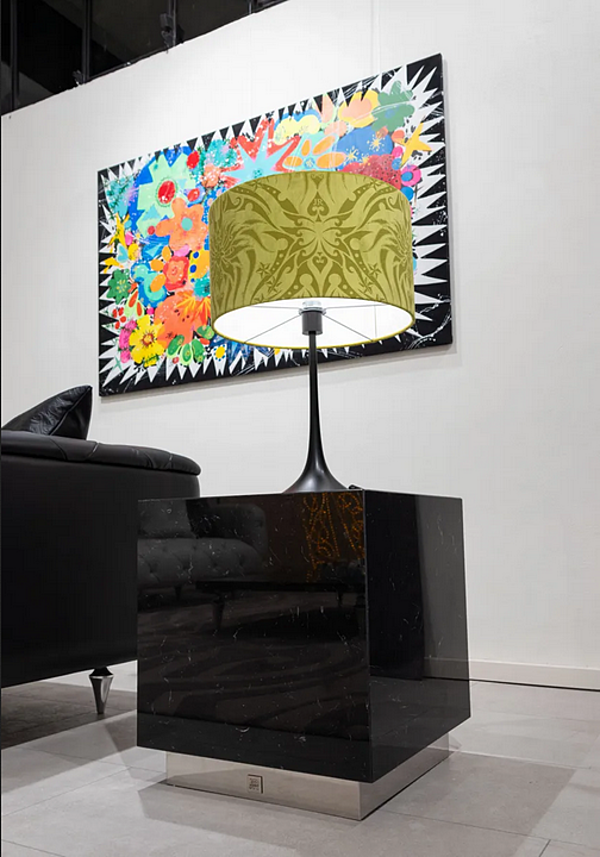 Table basse carrée en marbre noir Marquina FORMITALIA JR REC usine FORMITALIA de l'Italie. Foto №3