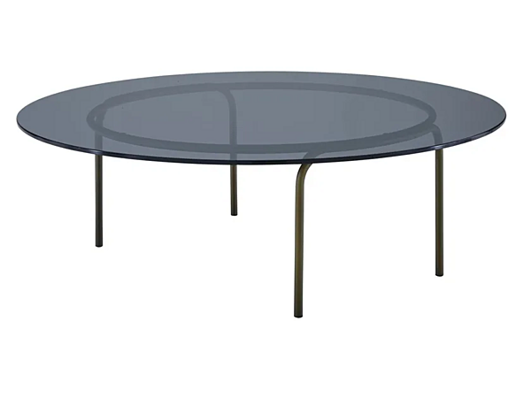 Table basse ronde en verre trempé Liam LIGNE ROSET 19960360 usine LIGNE ROSET de l'Italie. Foto №2