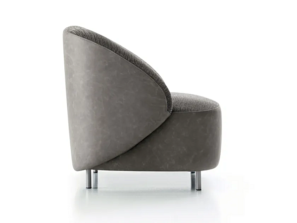 Fauteuil en tissu avec accoudoirs Pandi CORTEZARI 706 usine CORTE ZARI de l'Italie. Foto №2