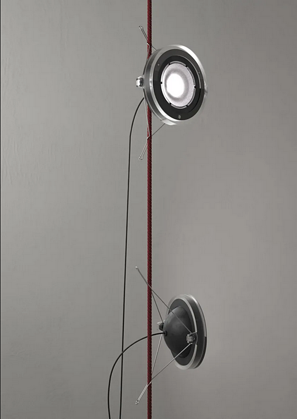 Suspension en tissu LED pivotante Bungee F64 Fabbian F64 C11 S02 02, F64 C12 S02 02 usine Fabbian de l'Italie. Foto №3