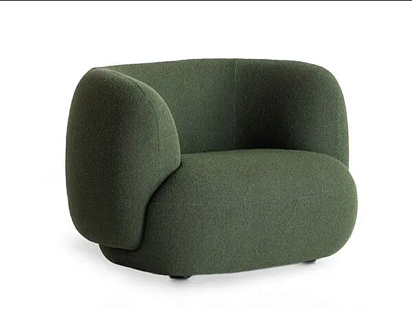 Fauteuil en tissu avec accoudoirs Jade 953 PL Potocco 953/PL usine POTOCCO de l'Italie. Foto №1