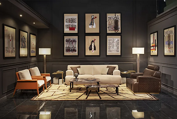 Lampadaire en métal Bourbon FORMITALIA usine FORMITALIA de l'Italie. Foto №4