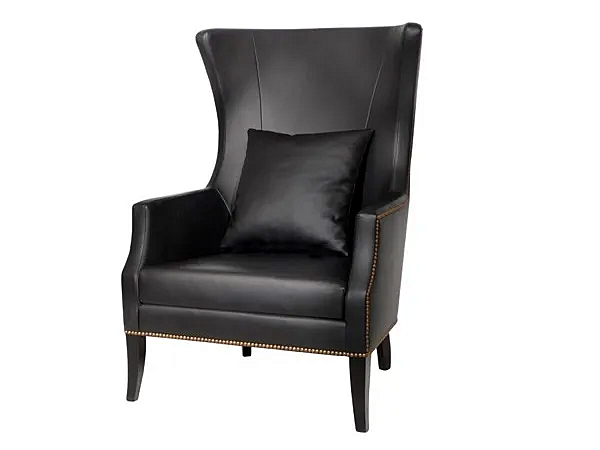 Fauteuil en cuir rembourré avec accoudoirs BRABBU collection Dukono usine BRABBU de l'Italie. Foto №5