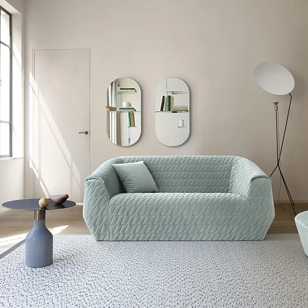 Tapis rectangulaire en laine fait main uni LIGNE ROSET Rue d'Hauteville 10052275-10052276 usine LIGNE ROSET de l'Italie. Foto №4