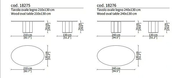 Table ovale en bois laqué Elly Frigerio usine Frigerio de l'Italie. Foto №8