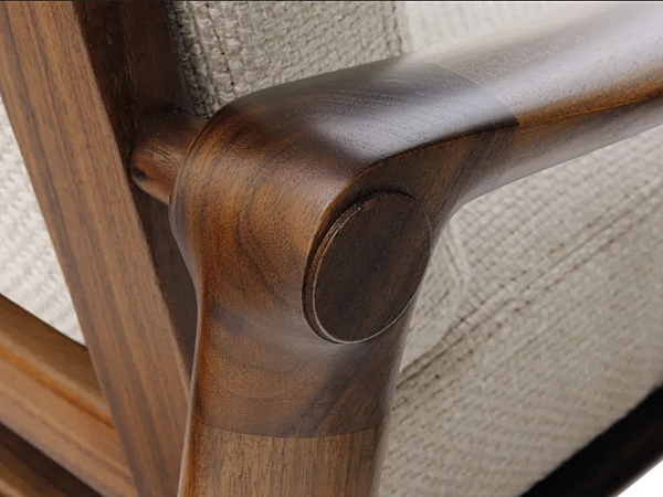 Fauteuil avec accoudoirs en tissu Denny GIORGETTI 57700, 57701 usine GIORGETTI de l'Italie. Foto №4