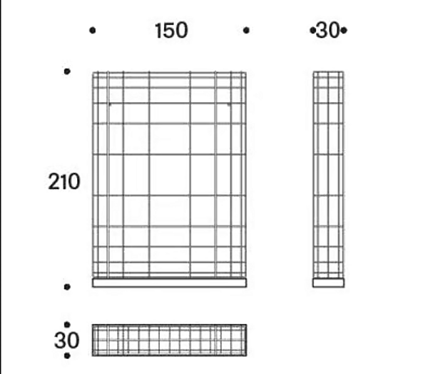 Étagère en fer autoportante Leyva Saba usine SABA de l'Italie. Foto №3