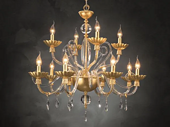 Chandelier en cristal Florentia L8 4 Euroluce Lampadari Chandelier en cristal Florentia L8 4 Euroluce Lampadari usine EUROLUCE LAMPADARi de l'Italie
