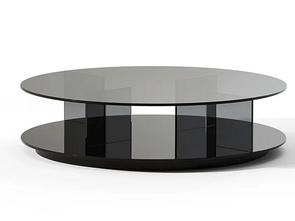Table basse ronde en verre CASSINA collection Mex usine CASSINA de l'Italie. Foto №1