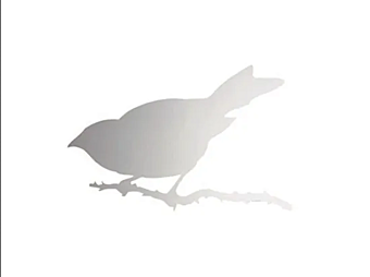 Miroir mural en verre Driade Snijder Bird Miroir mural en verre Driade Snijder Bird usine Driade de l'Italie