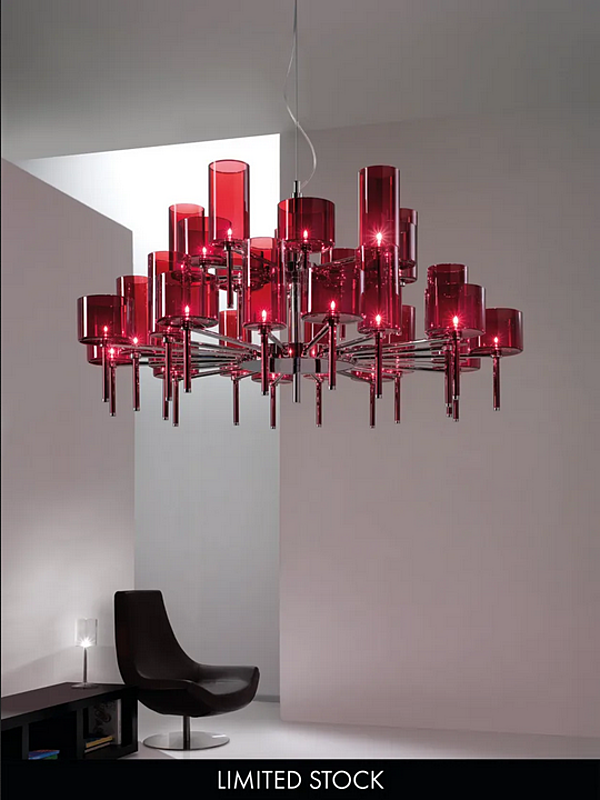 Lustre en cristal Spillray AXOLIGHT SP SPIL 30 usine Axolight de l'Italie. Foto №5
