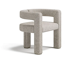 Chaise en tissu avec accoudoirs Mirage 24 Capital Collection MIR.PL2 usine Capital Collection de l'Italie