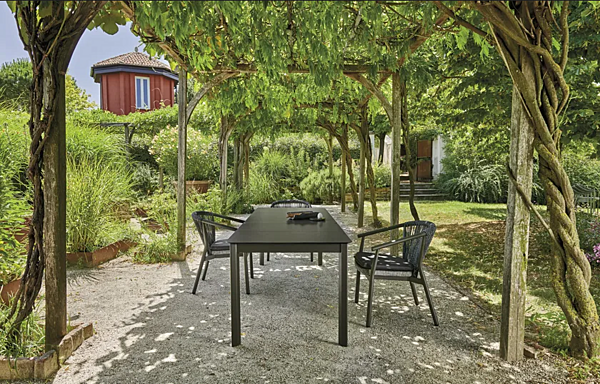 Table de jardin rectangulaire en aluminium laqué VARASCHIN 244T1 usine VARASCHIN de l'Italie. Foto №6