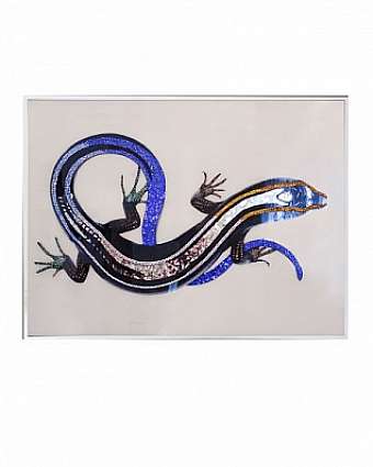 Panneau, peinture LUCERTOLA
