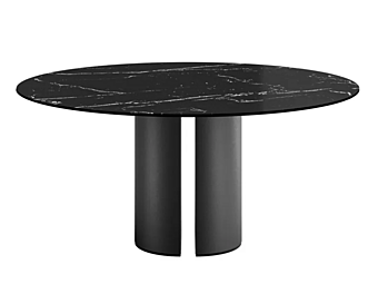 Table ronde en marbre Dora Eforma Table ronde en marbre Dora Eforma usine Eforma de l'Italie