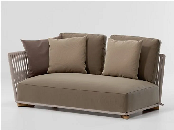 Canapé d'extérieur en tissu modulable KETTAL Grand Bitta KS7003400, KS7003300, KS7003500 usine KETTAL de l'Italie. Foto №2