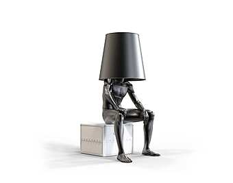 Lampe sur pied en métal George Bizzotto Italia