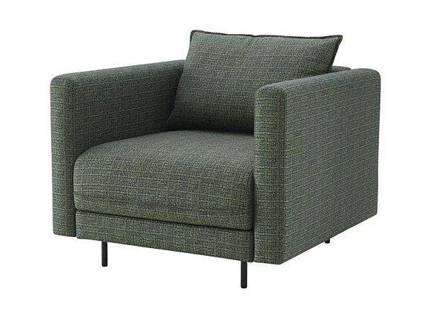 Fauteuil en tissu avec accoudoirs Enki LIGNE ROSET 10003140 usine LIGNE ROSET de l'Italie. Foto №2