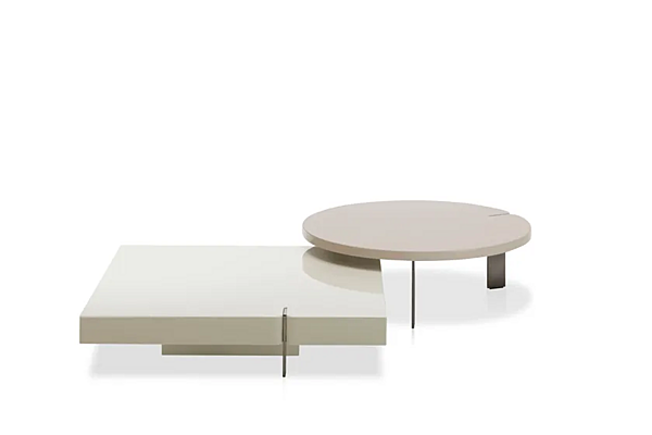 Table basse carrée en bois Butter Saba usine SABA de l'Italie. Foto №3