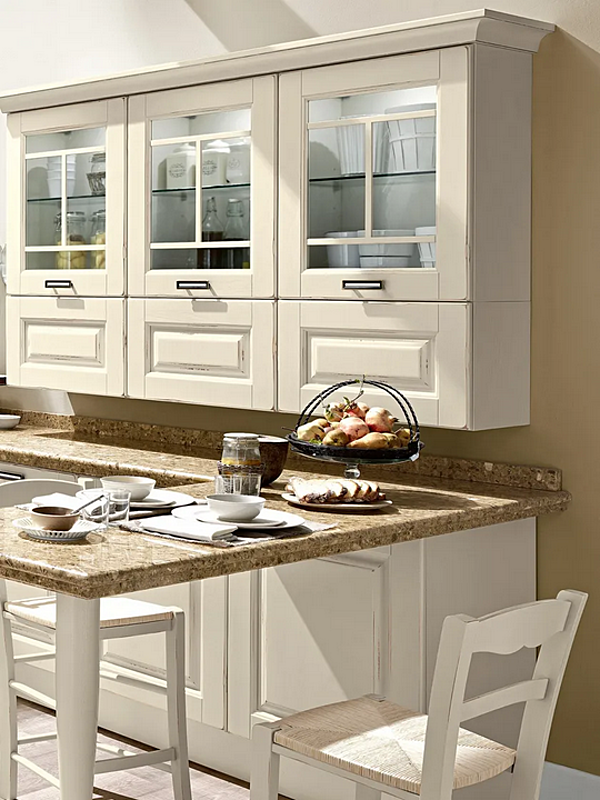 Cuisine en bois avec poignées Laura LUBE CUCINE 06 usine LUBE CUCINE de l'Italie. Foto №7