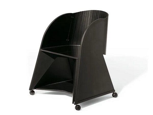 Fauteuil pliant en hêtre GIORGETTI 50250 50250 usine GIORGETTI de l'Italie. Foto №1