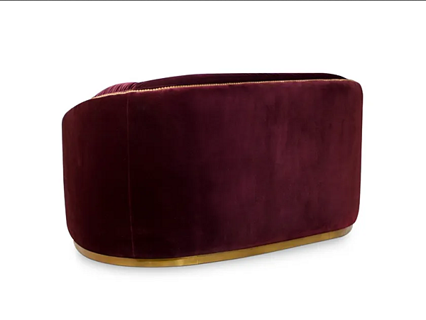Fauteuil en velours avec accoudoirs BRABBU Wales usine BRABBU de l'Italie. Foto №3