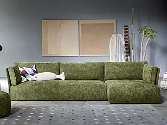 Canapé modulable en tissu NOVAMOBILI SMUK