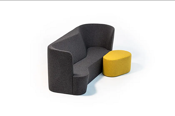 Canapé en tissu 3 places Taba Moroso usine Moroso de l'Italie. Foto №15