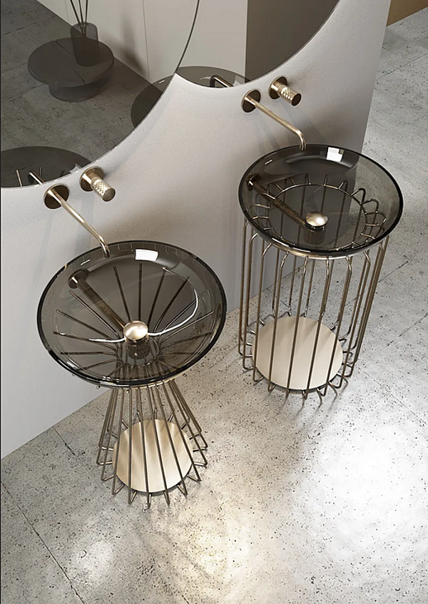 Lavabo rond sur pied en marbre Tristano e Isotta ARTELINEA IST1, ISO1 usine ARTELINEA de l'Italie. Foto №27