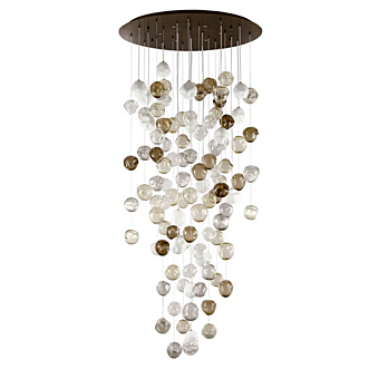Plafonnier en verre de Murano artistique Desafinado 16 MULTIFORME PL7540-100x260-1 Plafonnier en verre de Murano artistique Desafinado 16 MULTIFORME PL7540-100x260-1 usine MULTIFORME de l'Italie