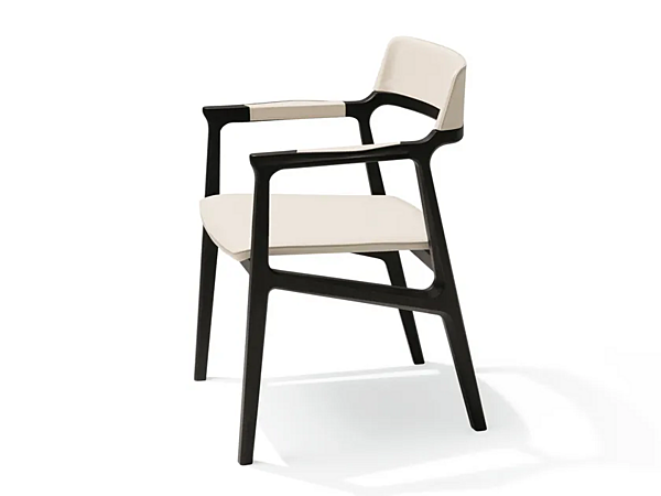 Chaise en frêne avec accoudoirs Alexa GIORGETTI 65315 usine GIORGETTI de l'Italie. Foto №1