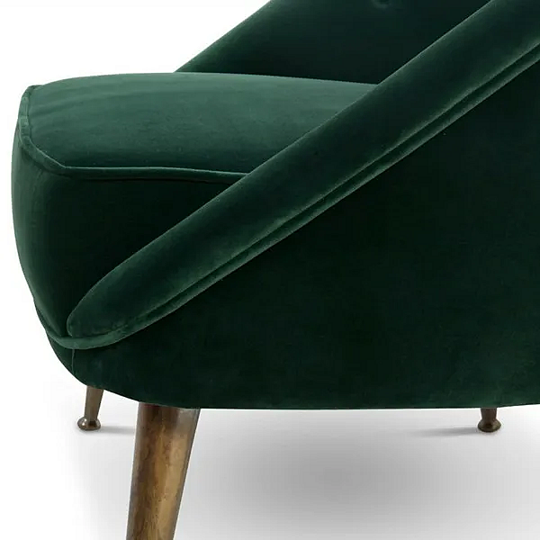 Fauteuil en velours rembourré BRABBU Malay usine BRABBU de l'Italie. Foto №4