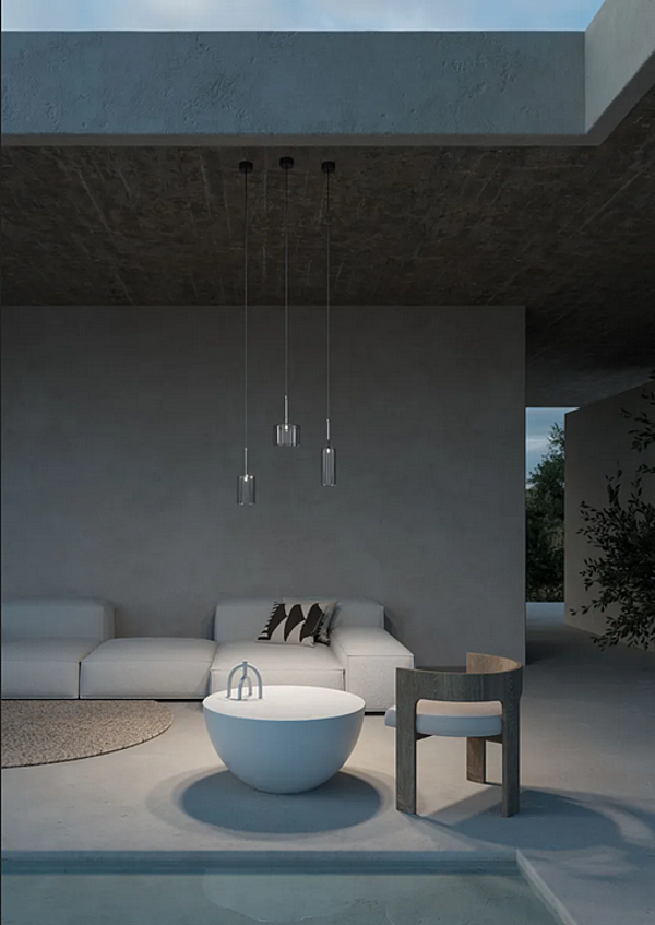 Suspension extérieure en verre LED Spillray Plus AXOLIGHT usine Axolight de l'Italie. Foto №3