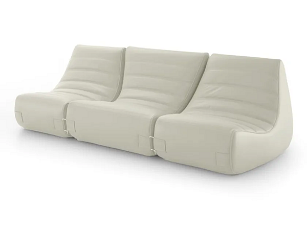 Canapé d'extérieur modulable 3 places en tissu Saparella LIGNE ROSET 18053005 usine LIGNE ROSET de l'Italie. Foto №2