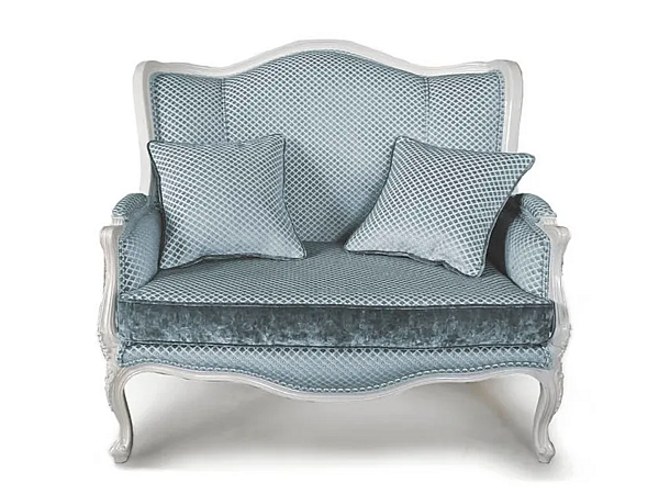 Fauteuil en tissu avec accoudoirs CASA +39 Puccini 7806 usine CASA +39 de l'Italie. Foto №1