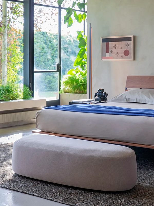 Pouf en tissu avec housse amovible Flou Pierre usine Flou de l'Italie. Foto №8