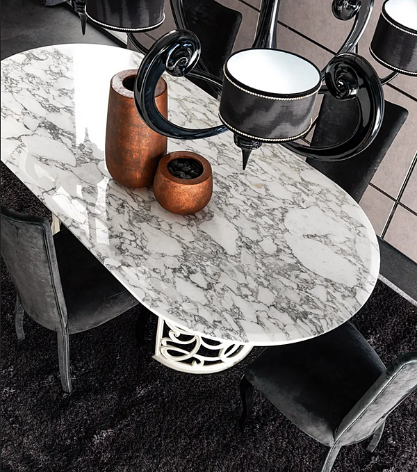 Table en marbre Flora CORTEZARI 223-RS-1M usine CORTE ZARI de l'Italie. Foto №2