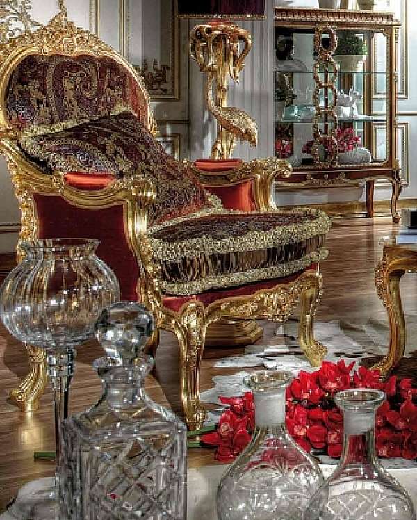 Fauteuil ASNAGHI INTERIORS GD2301 Gold collection