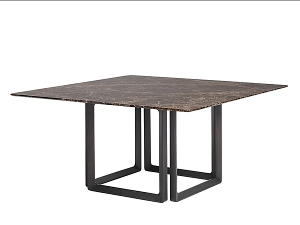 Table carrée en marbre Opus 893 TQ Potocco 893/TQ usine POTOCCO de l'Italie. Foto №1