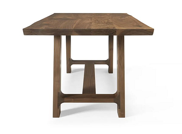 Table rectangulaire en noyer Leonardo ARTE BROTTO L640N 180L L640N/180L usine Arte Brotto de l'Italie. Foto №4