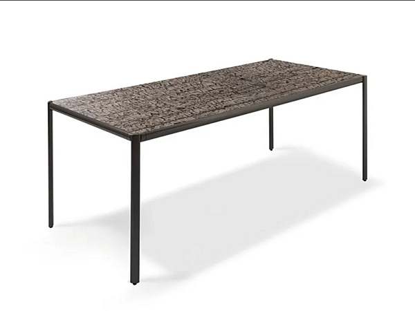 Table à manger rectangulaire en bois Aldia GIORGETTI usine GIORGETTI de l'Italie. Foto №2