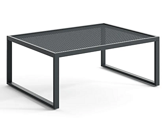 Table d'appoint rectangulaire en aluminium Atmosphera Qubik QU.TC.