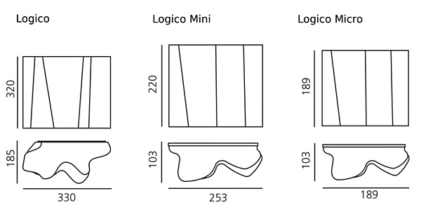 Applique murale en verre soufflé LED Logico Artemide 0391010A/0391030A/0395030A/0846030A usine Artemide de l'Italie. Foto №4