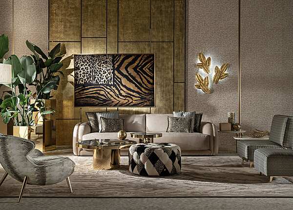Pouf ROBERTO CAVALLI LIMBO usine ROBERTO CAVALLI de l'Italie. Foto №8
