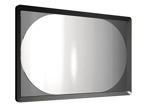 Miroir en bois rectangulaire avec cadre Eclipse CPRN HOMOOD E211 usine CPRN HOMOOD de l'Italie. Foto №1