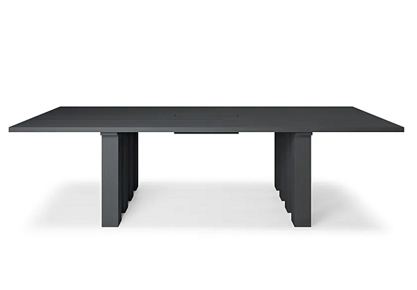 Table à manger rectangulaire en bois massif La Basilica CASSINA usine CASSINA de l'Italie. Foto №4