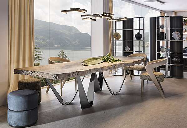 Table rectangulaire en bruyère Bizzotto Italia collection usine Bizzotto Italia de l'Italie. Foto №5